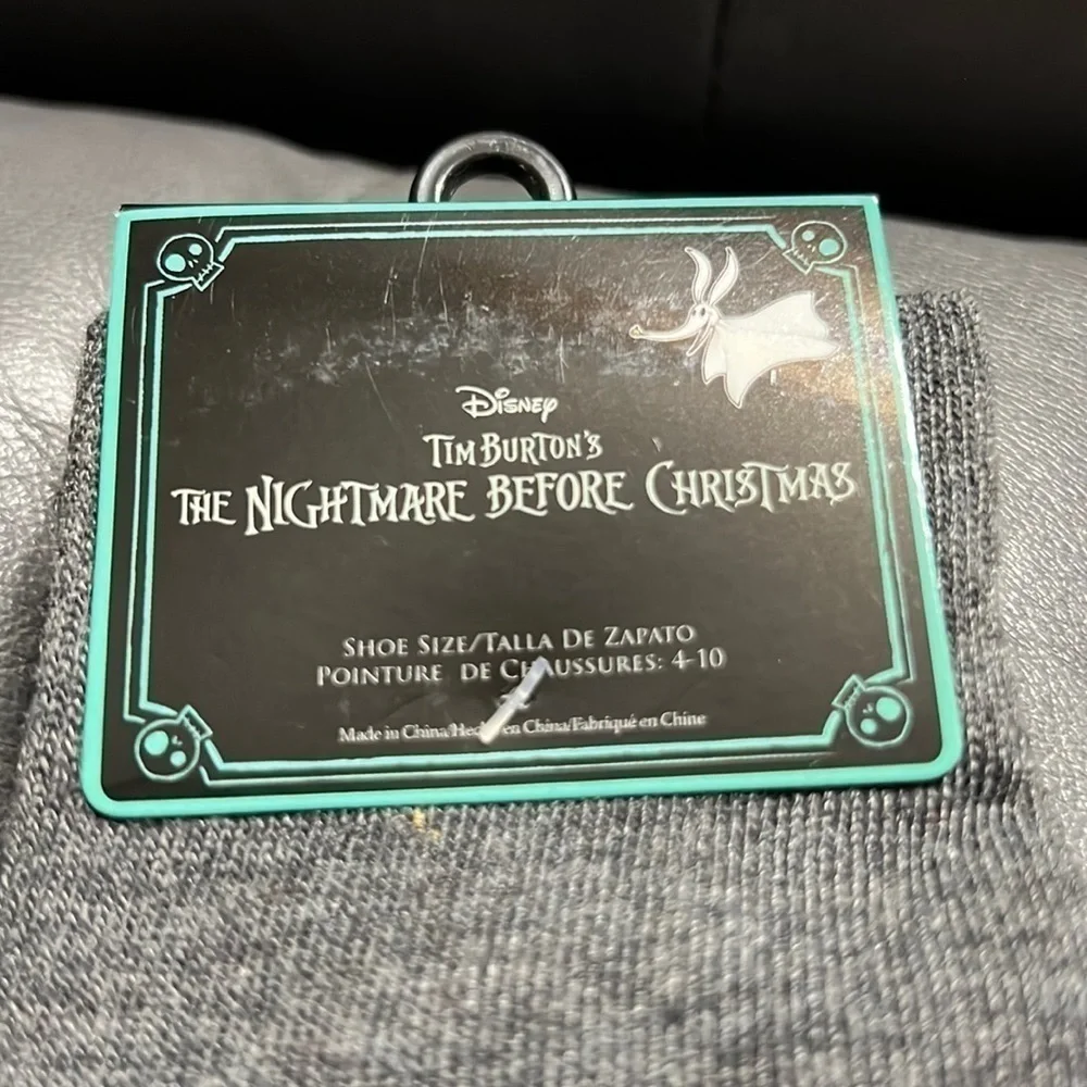 Disneys Tim Burtons The Nightmare Before Christmas Womens Socks 2Pairs (Sz 4-10)